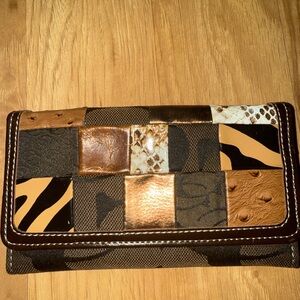 Patchwork Leather Wallet